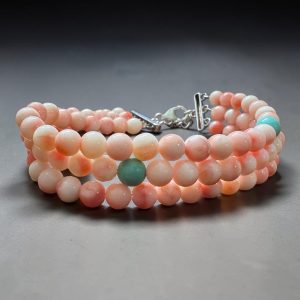Bracciale Corallo e turchese