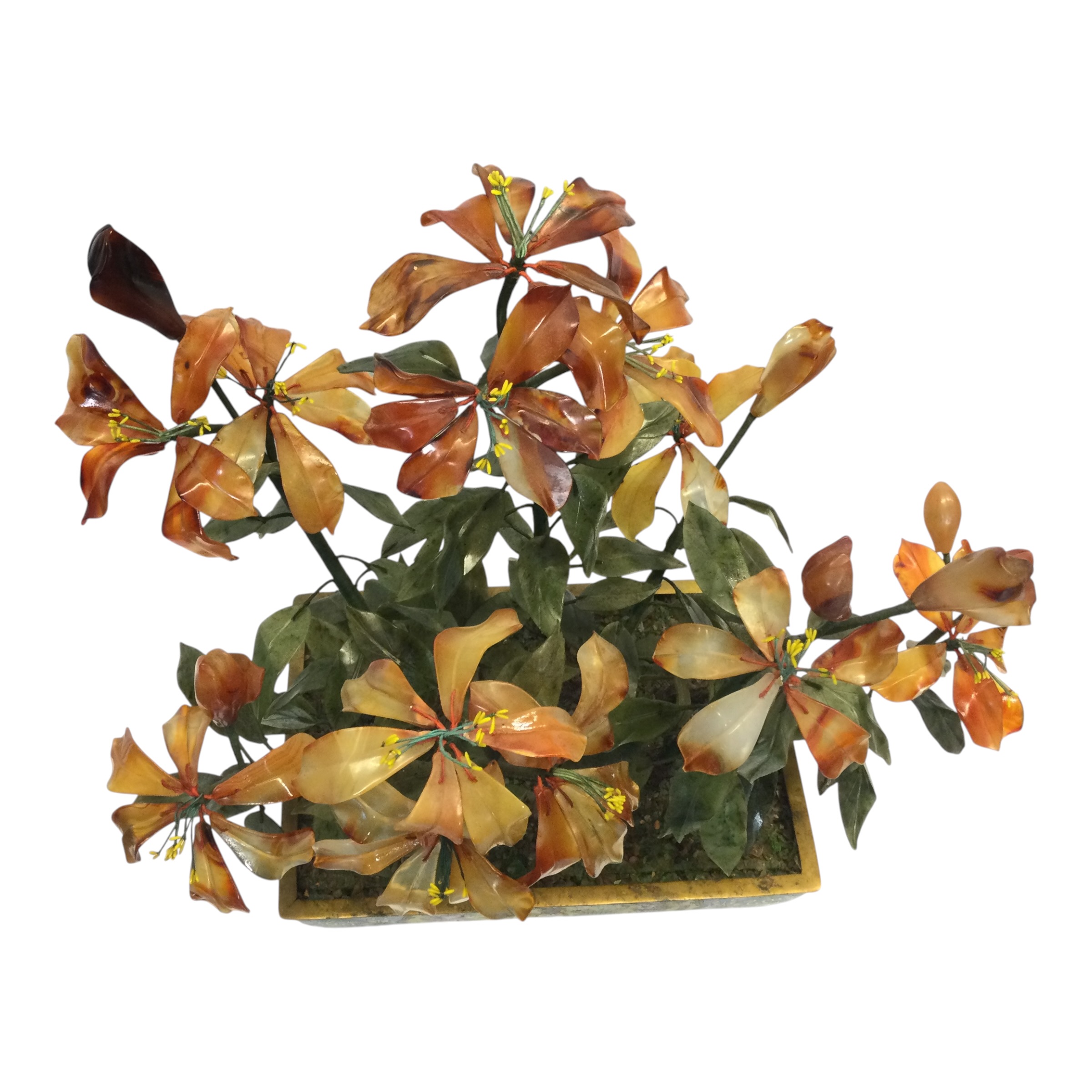 Pianta corniola e cloisonné - immagine 3