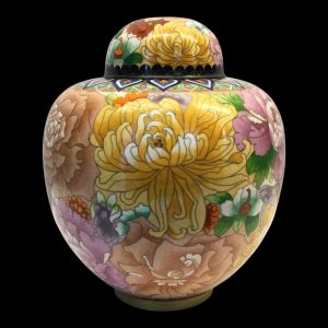 Ginger jar in cloisonné