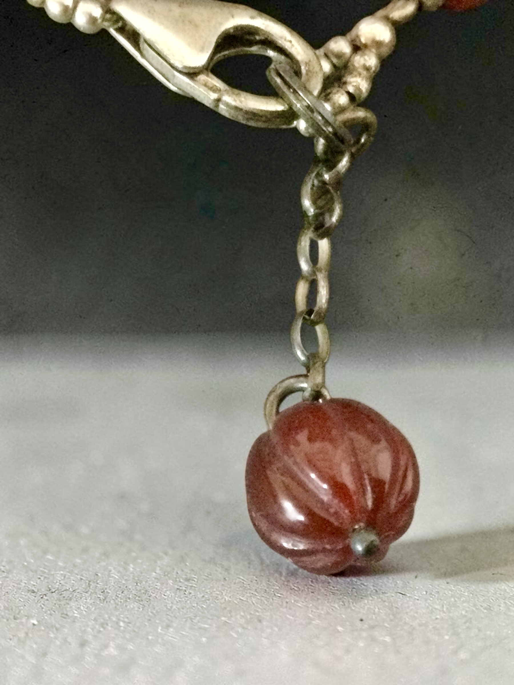 Collarino di corniola e calcedonio - immagine 6